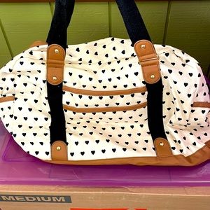 ***HEART DUFFLE BAG***